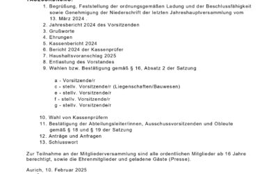MITGLIEDERVERSAMMLUNG
